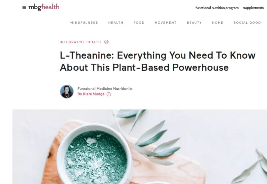 Interactive health l-theanine