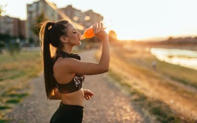 Is it OK to drink something besides water if you’re exercising outside?